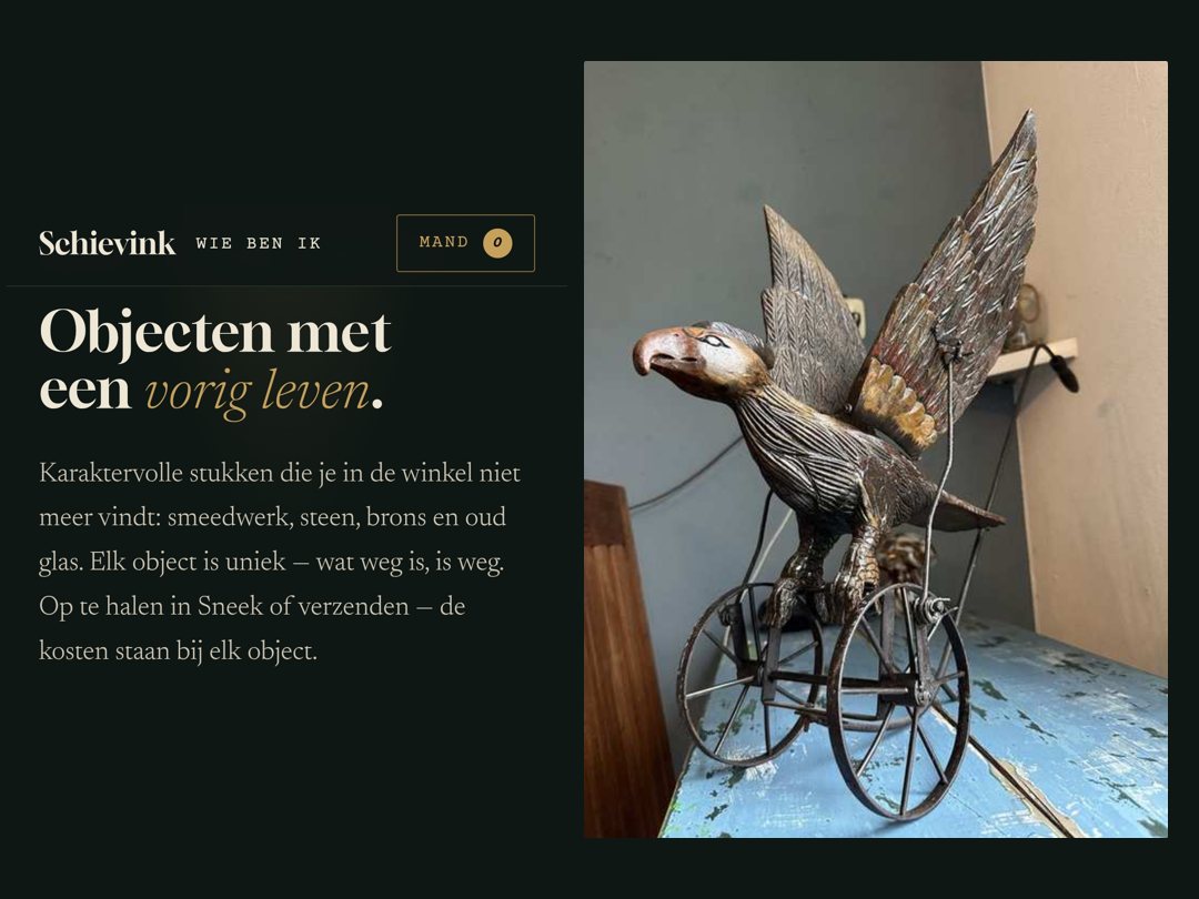Webshop schievinkantiek.nl